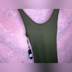 Army green one piece